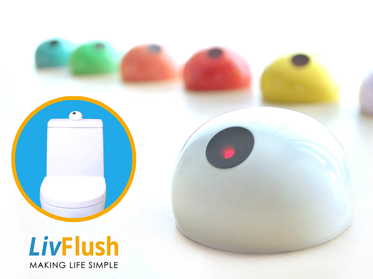 LivFlush Launches the World's First Add-On Touchless Home-Use Toilet Flush Sensor