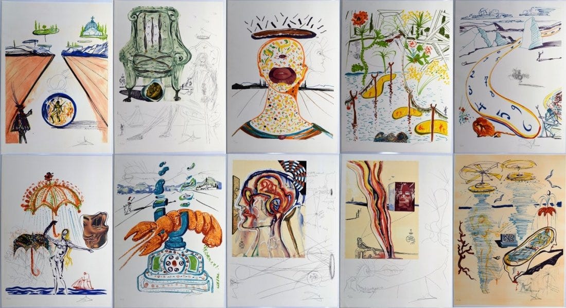 Signed Impressions by Salvador Dali and A Painting Attributed to Joos de Momper Headline Auction Life's Feb. 17th Sale