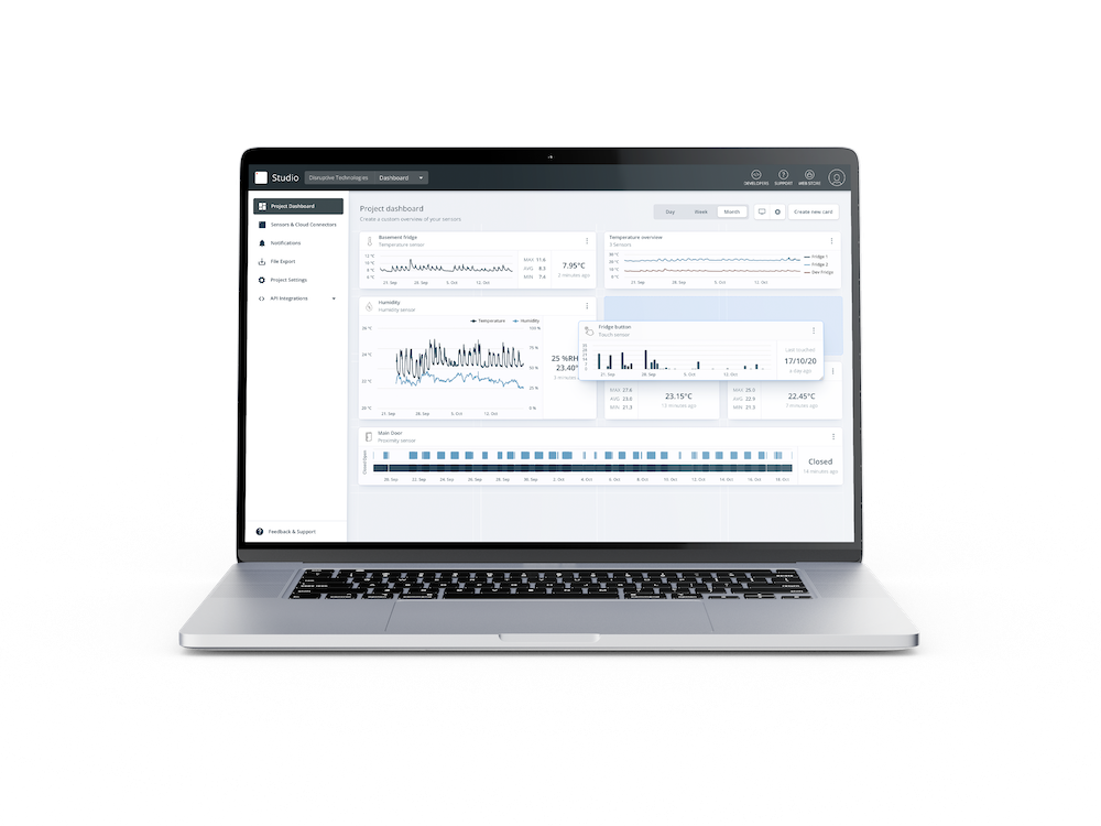 Disruptive Technologies Launches Dashboards Feature in Studio Providing an Easy-To-Use Interface and Analytics