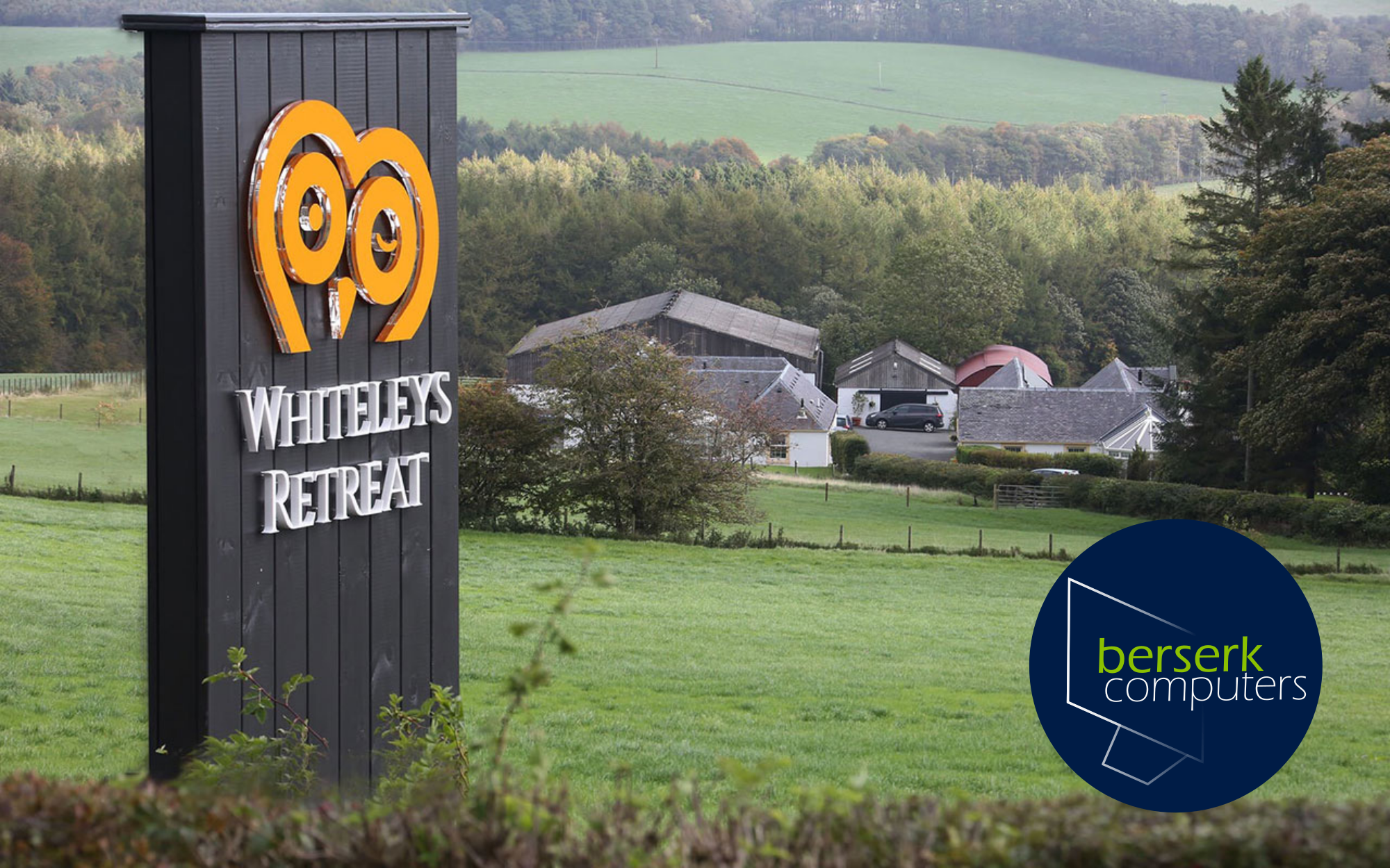 Berserk Computers Ltd supports Whiteleys Retreat as a Corporate Partner