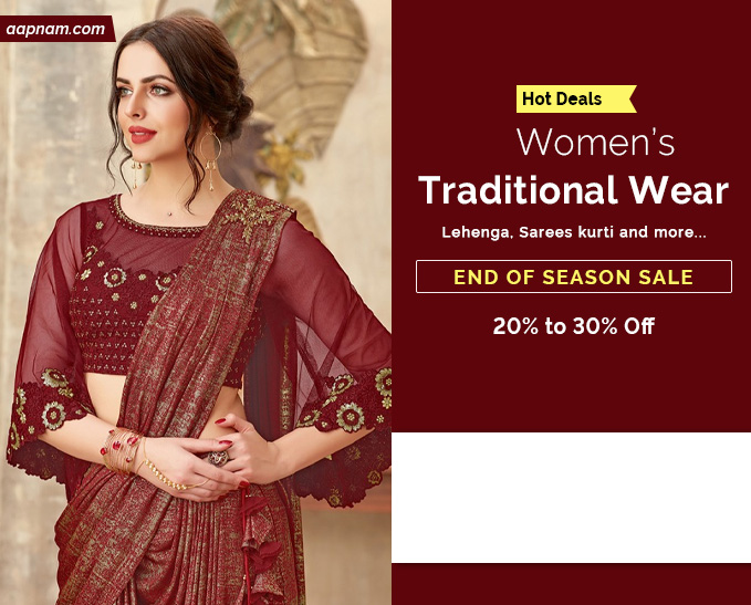 Aapnam announces the whole new launch of the Trendy Designer Sarees for online shopping in India