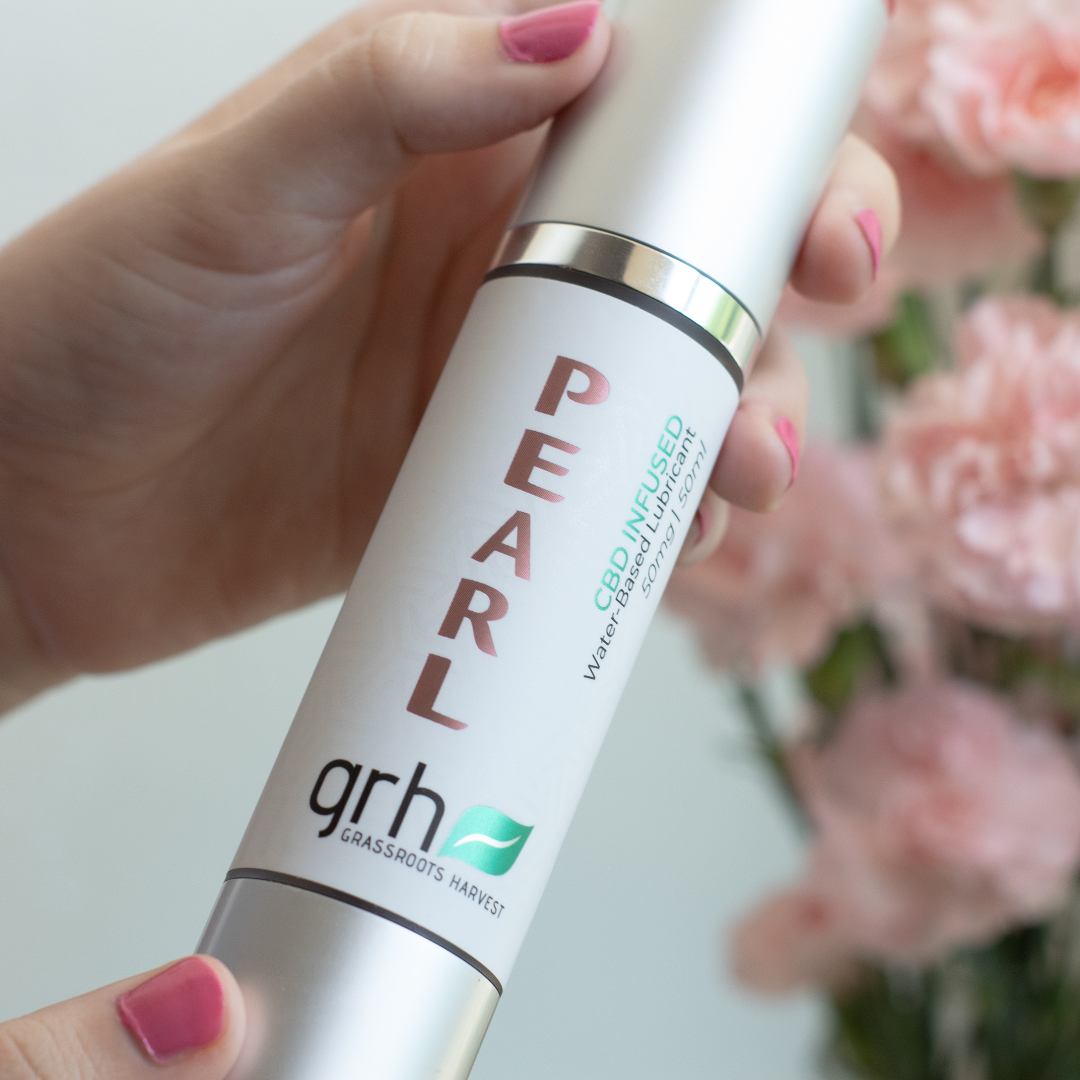 Grassroots Harvest introduces newest CBD product: PEARL CBD personal lubricant