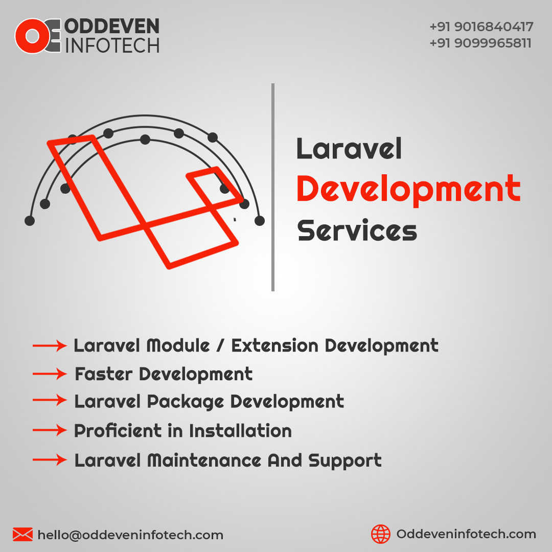Laravel Web Application Development Services | OddevenInfotech
