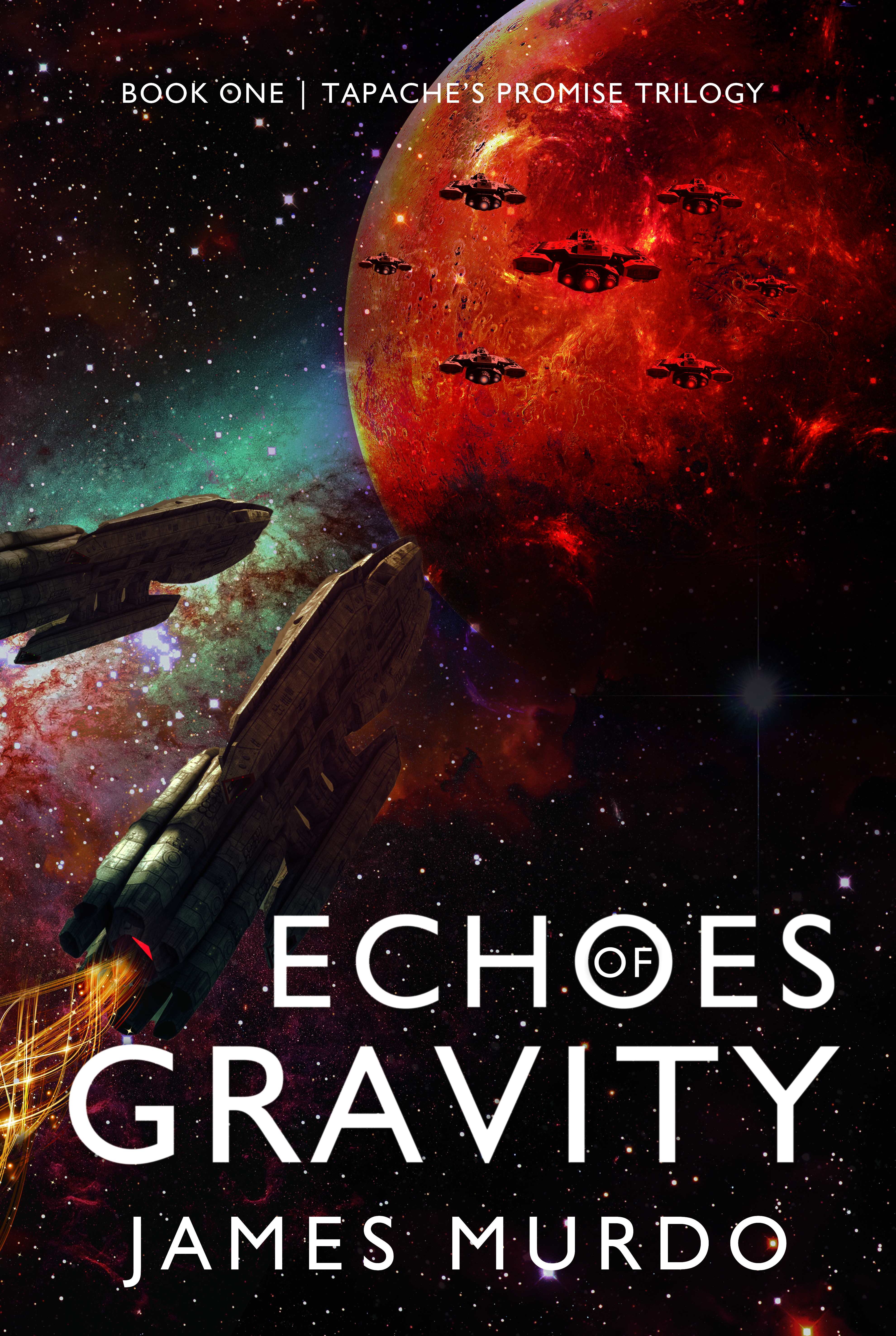 Echoes of Gravity:  James Murdo’s trilogy-starter grips readers with a clever mix of Star Trek, Altered Carbon and The Hunger Games
