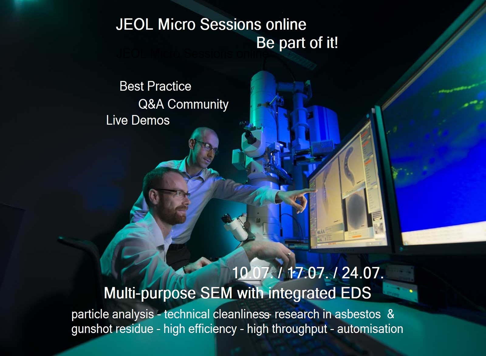 Jeol starts Micro Sessions
