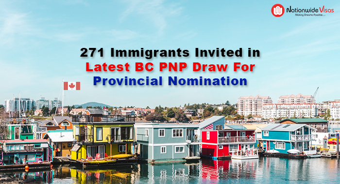 271 Immigrants Invited in Latest BC PNP Draw for Provincial Nomination