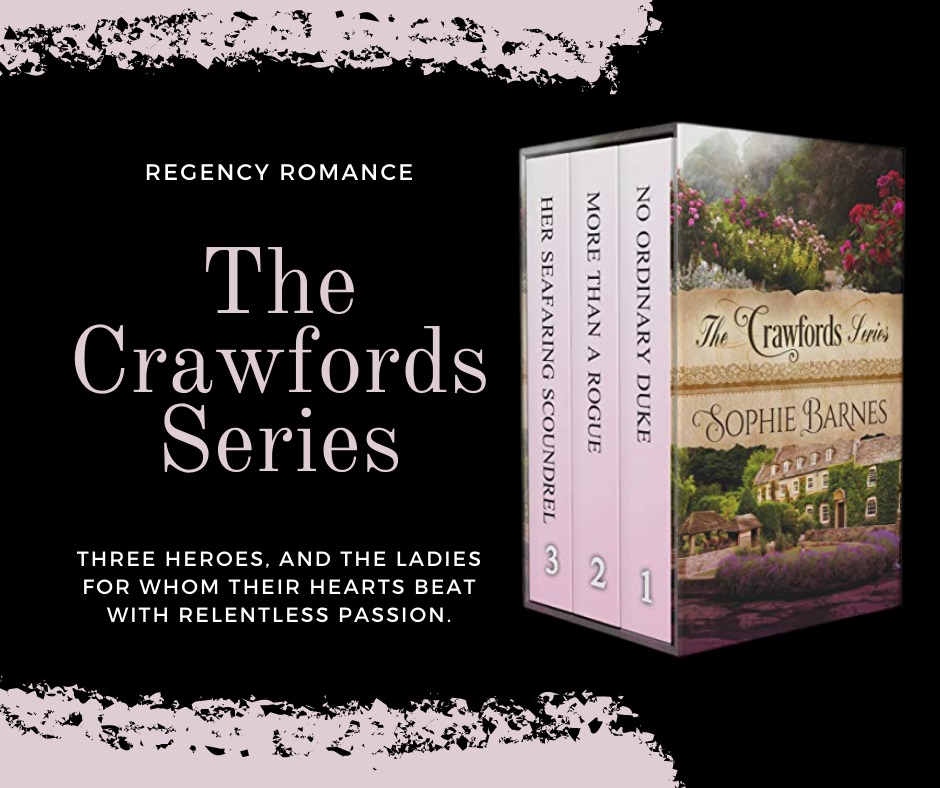 Author Sophie Barnes Releases New Regency Romance - The Crawfords Series