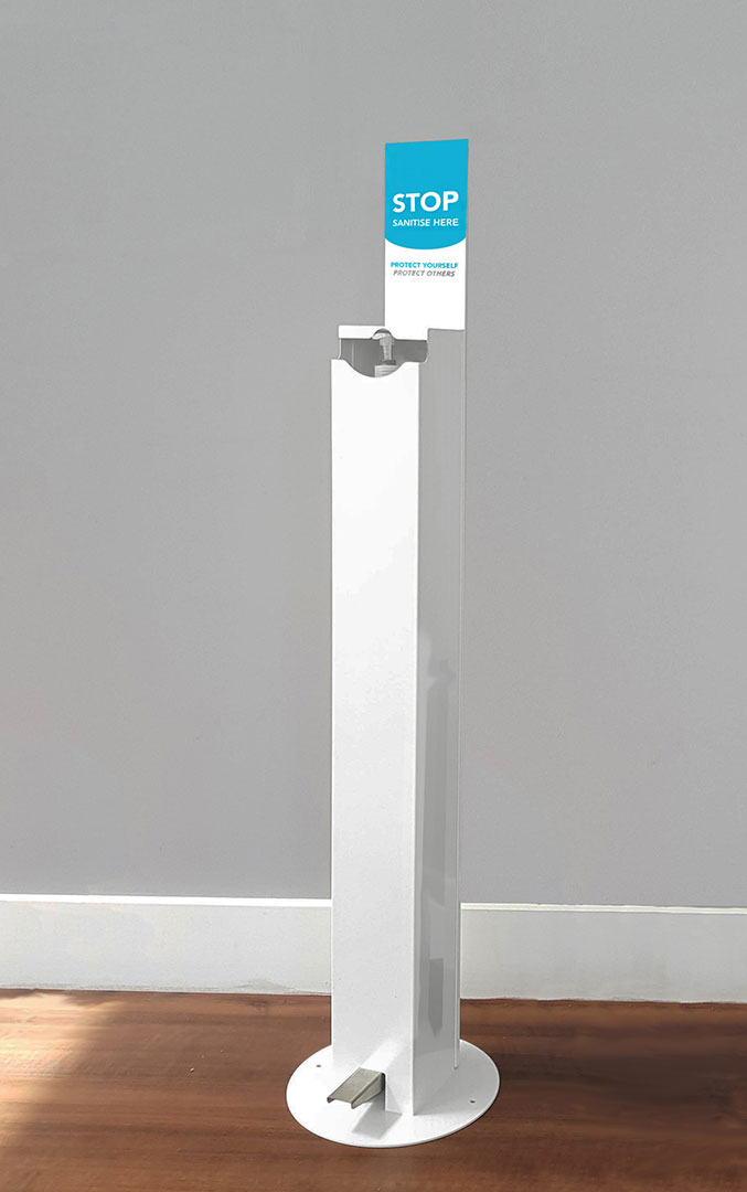 Wrights Plastics reduces price of hand sanitiser stations to be accessible to all businesses