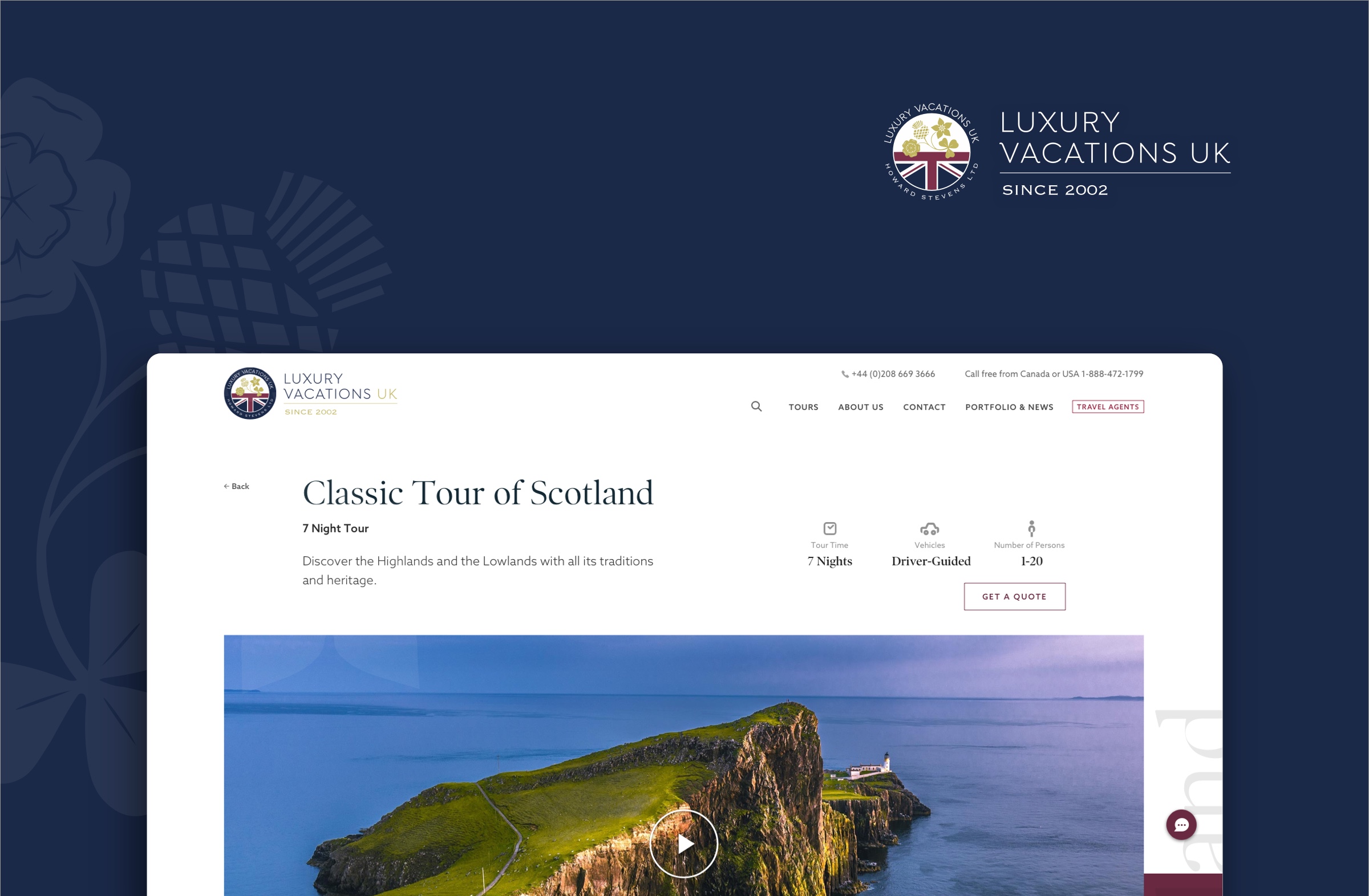 BACKBONE creates a tailor-made digital experience for Luxury Vacations UK and it’s customers.