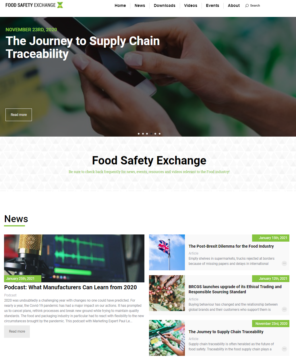Educational Food Safety Exchange (FSX) Platform Calls for Engagement with Expert Forward Thinkers