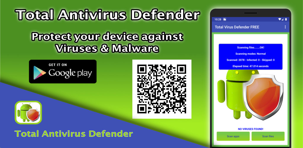 Total Antivirus Defender FREE for Android: a new release 2.5.9 is online. Now with Dark Mode.