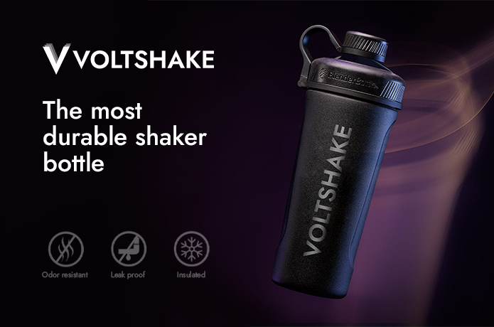 Voltshake: Durable and Odor-resistant Shaker Bottles.