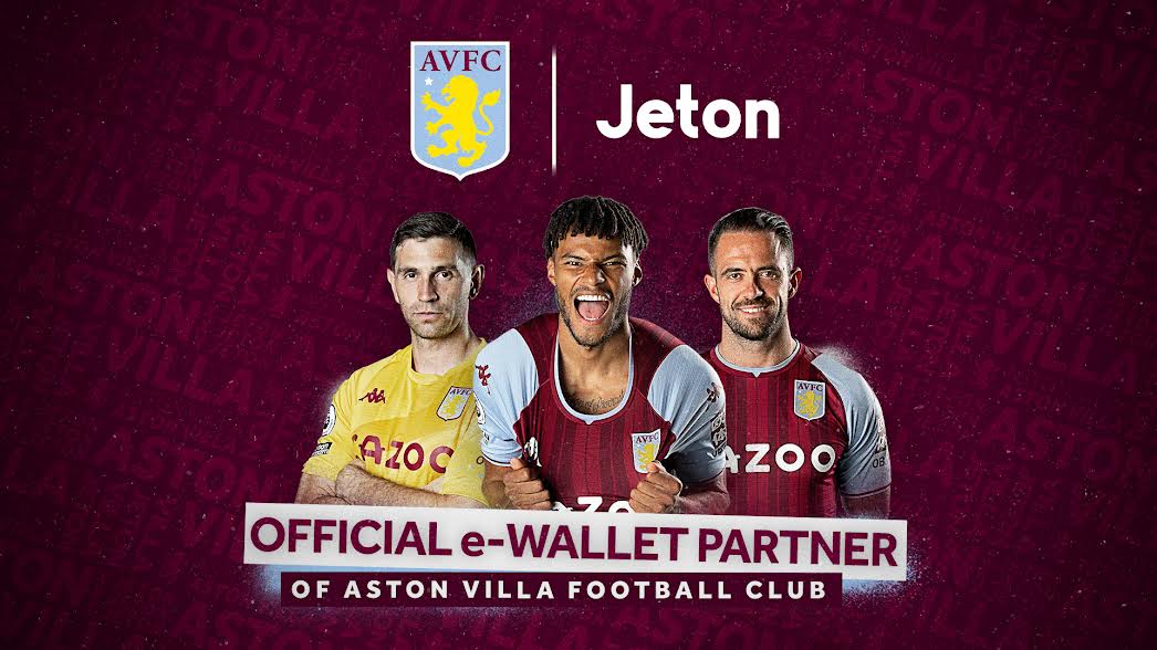 Jeton Wallet has become the official e-Wallet Partner of Aston Villa Football Club