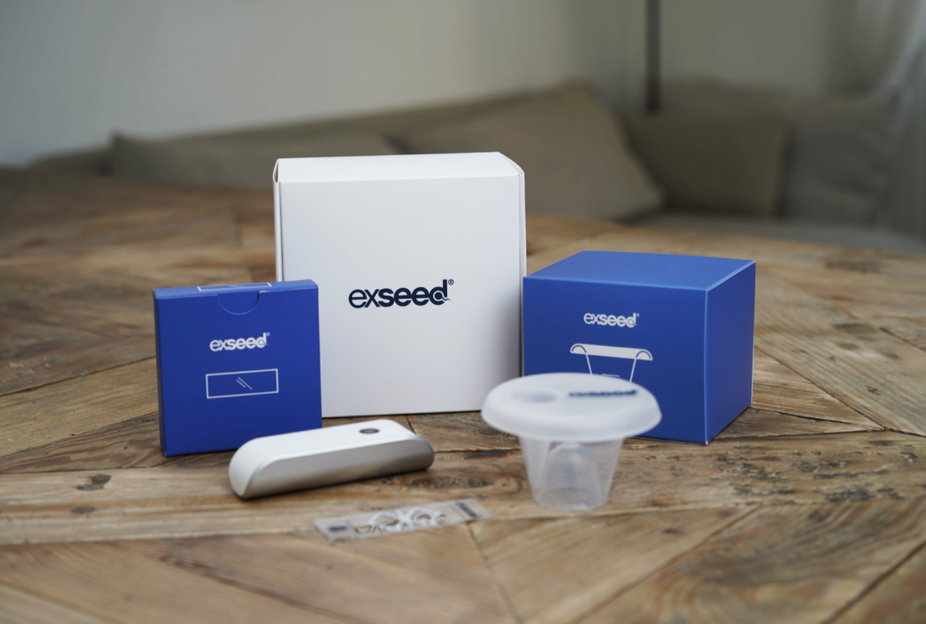 ExSeed puts men's fertility at the forefront with their at-home sperm tests.
