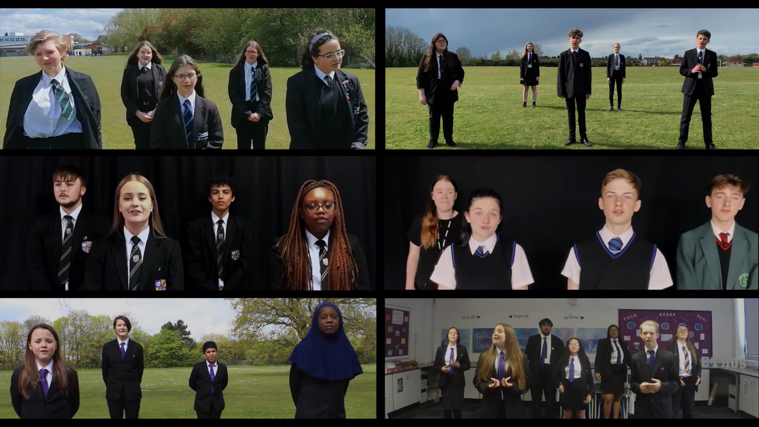 STUDENTS FROM 6 ACADEMY SCHOOLS RELEASE COLLECTIVE CHARITY SINGLE COVER OF ‘TOGETHER’ 