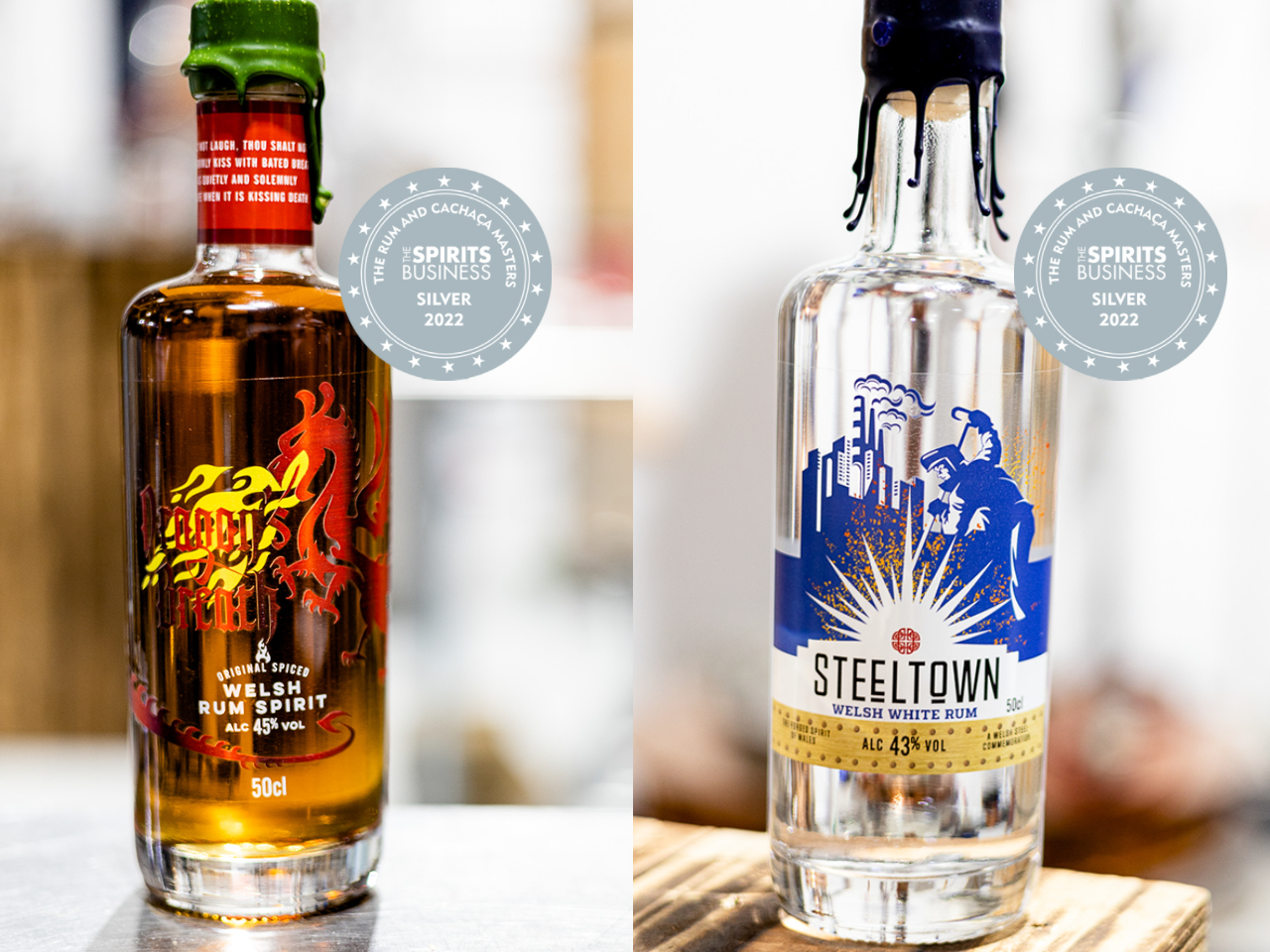 Welsh Distillery picks up two silver medals at the Rum and Chahaça Masters