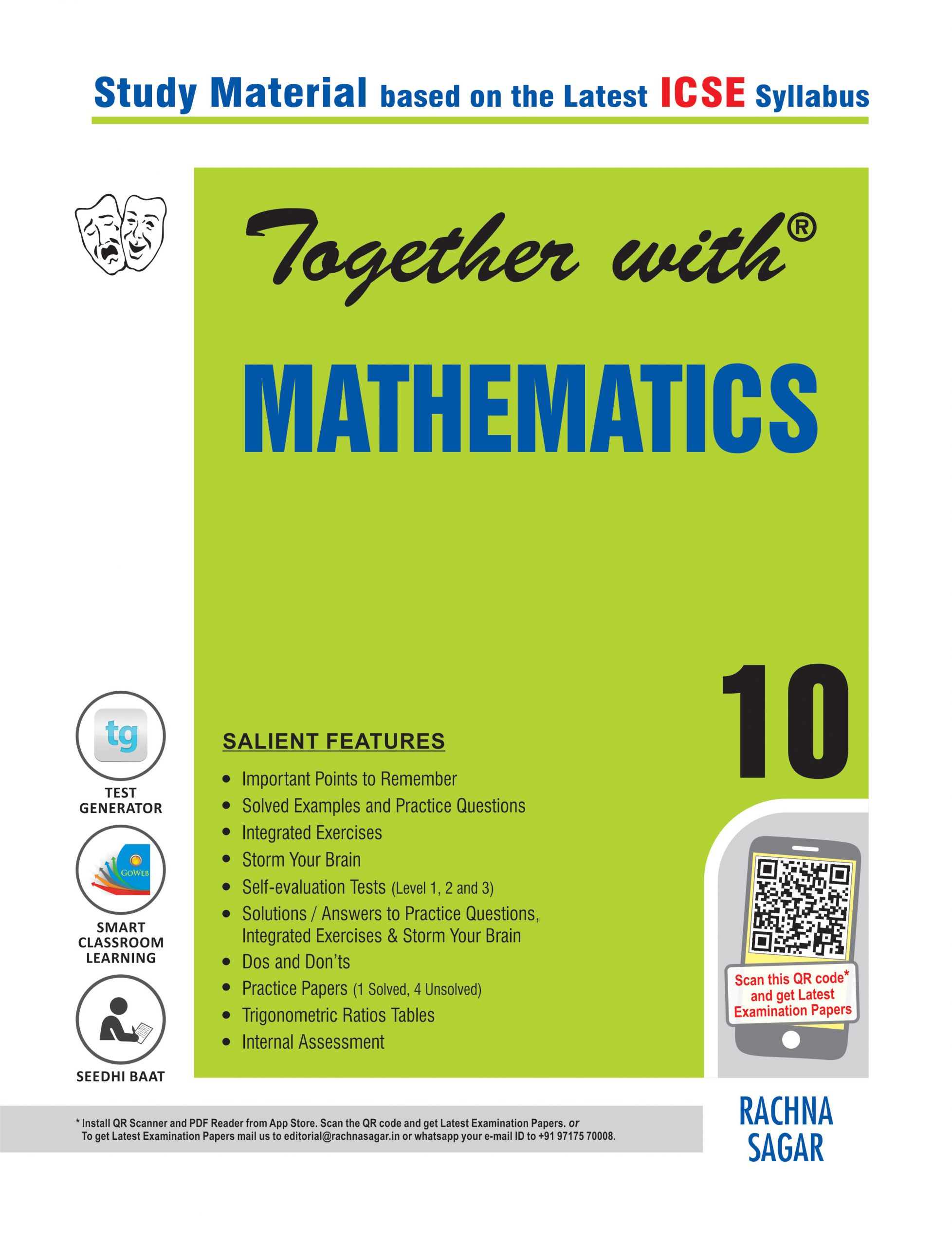 UPDATED TOGETHER WITH ICSE BOARD MATHEMATICS BOOK FOR CLASS 10 RELEASED TODAY