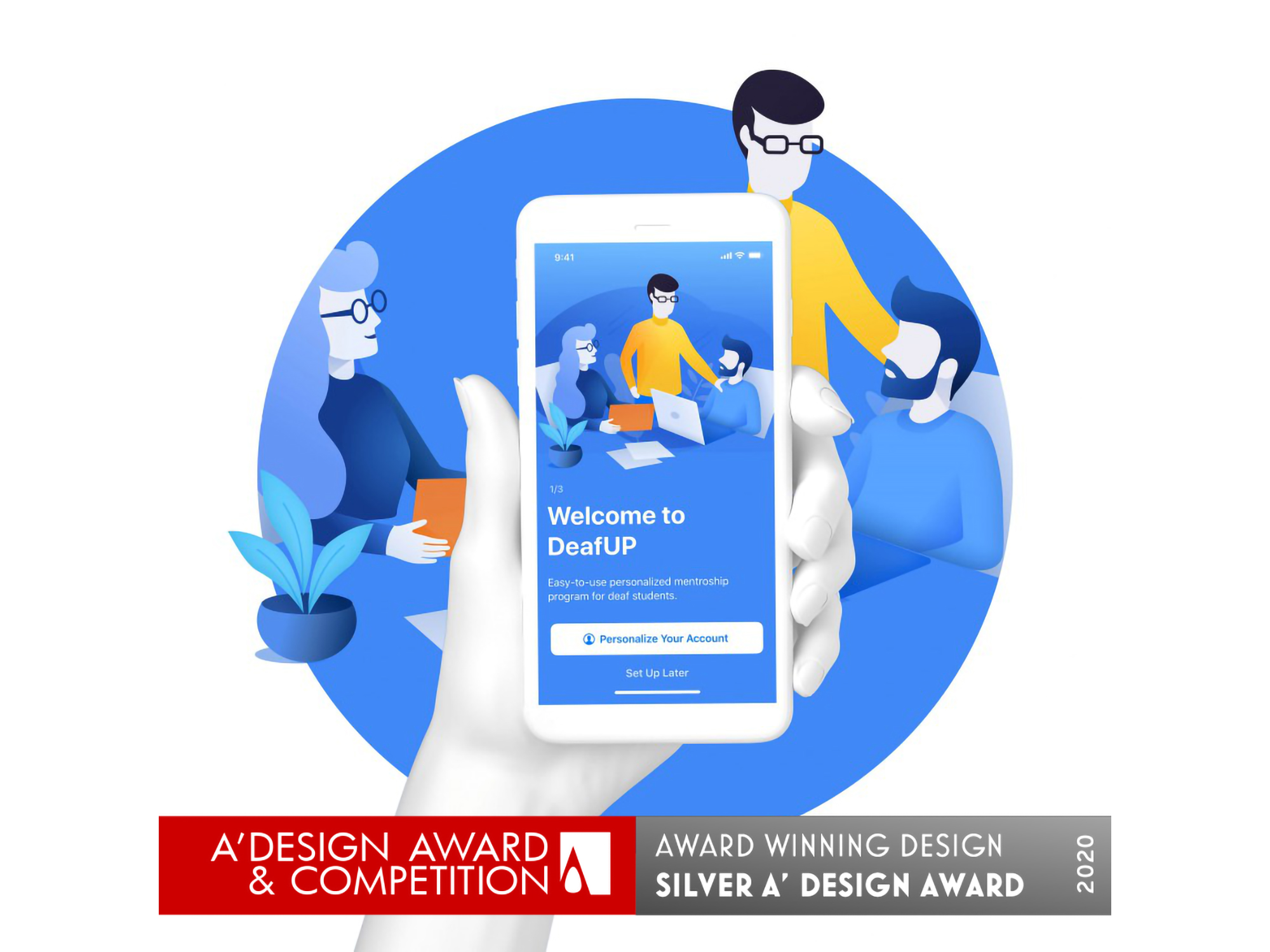 Brandly Collective wins A’Design Award for the DeafUP application