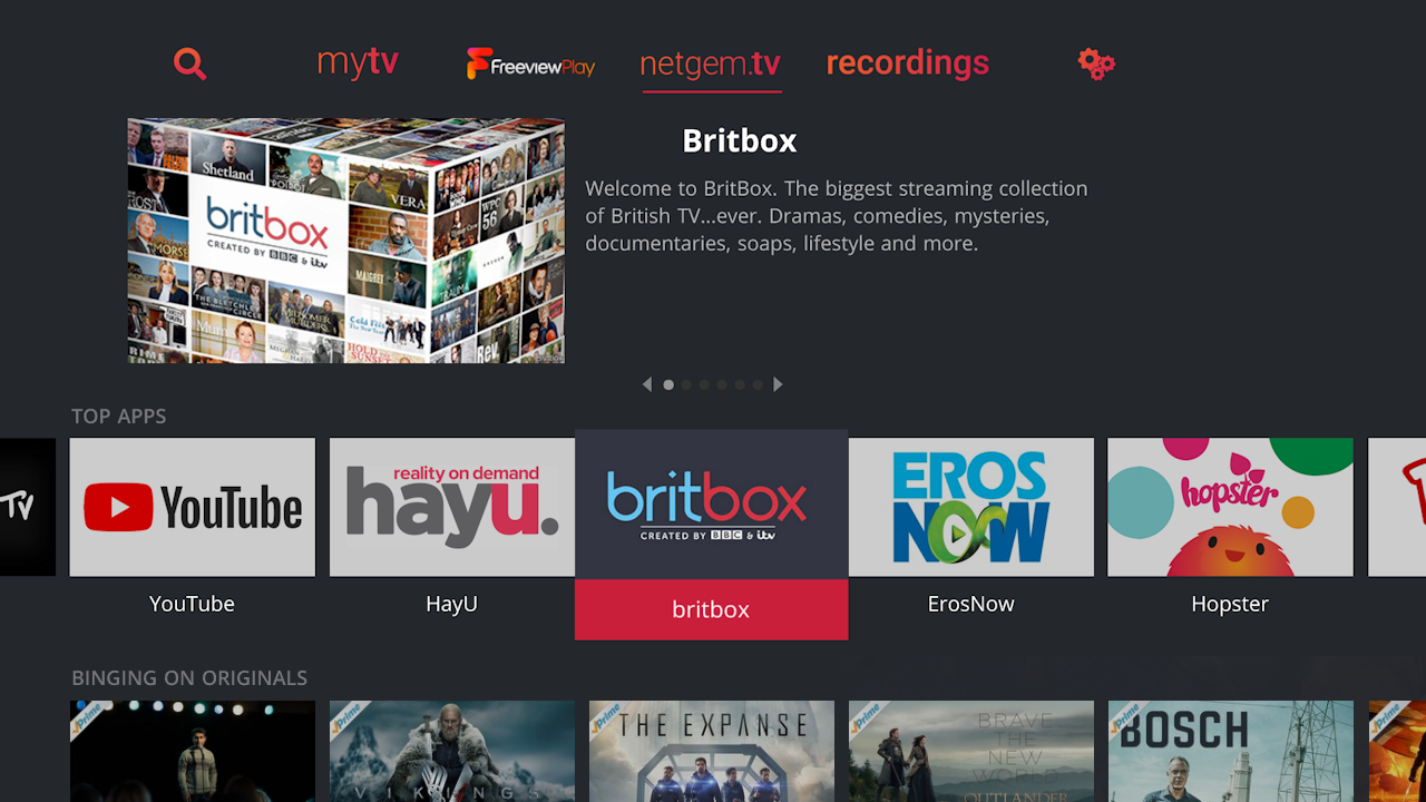 Britbox Launches on Netgem.tv