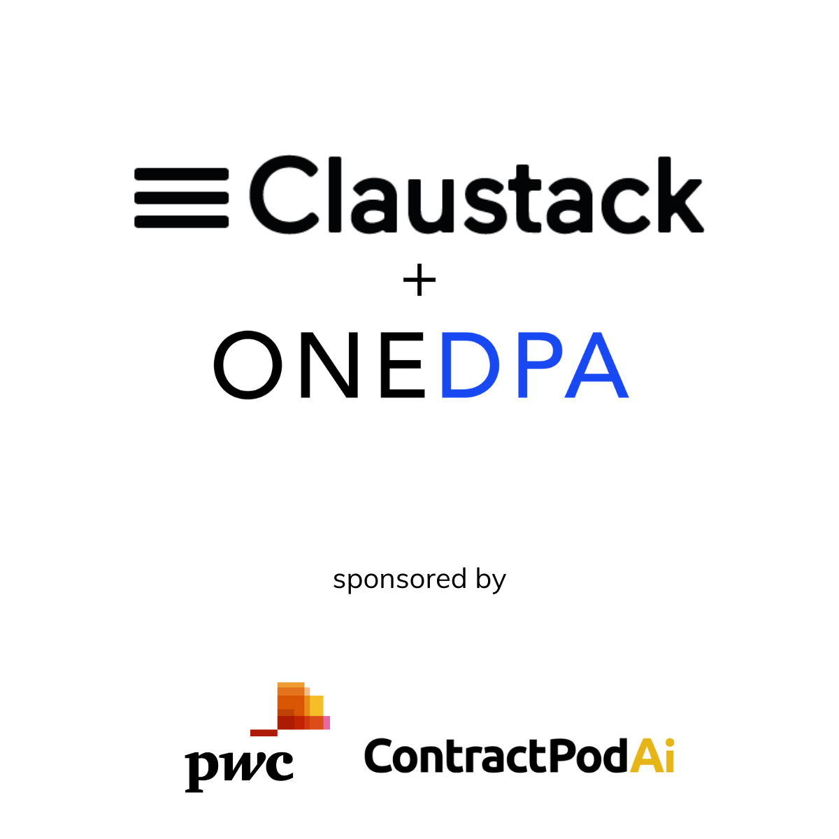 CLAUSTACK ANNOUNCES THE LAUNCH OF THE oneDPA INITIATIVE IN COLLABORATION WITH PwC NewLaw AND CONTRACTPODAi