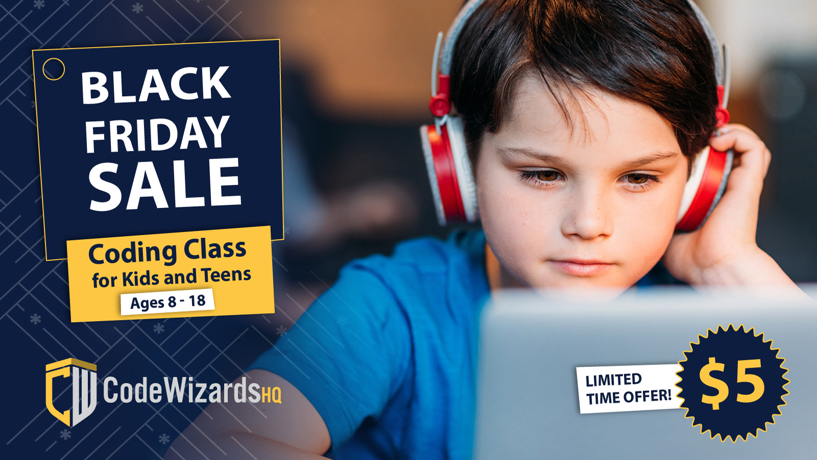 CodeWizardsHQ Gears Up for Its Biggest Black Friday Yet: $5 for 1-hour coding class
