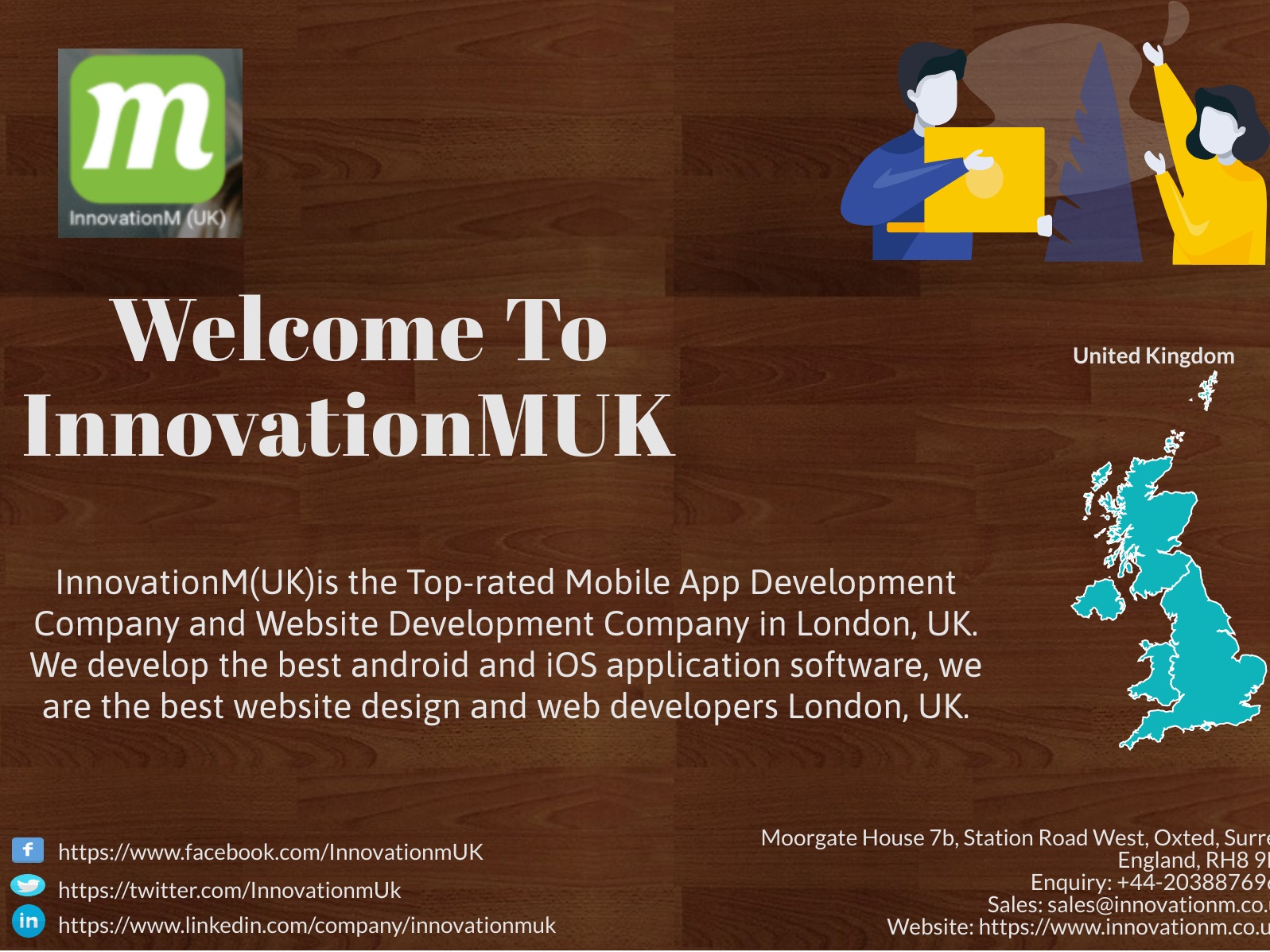 InnovationMUK is the best app design company in london and app development oxford, UK.
