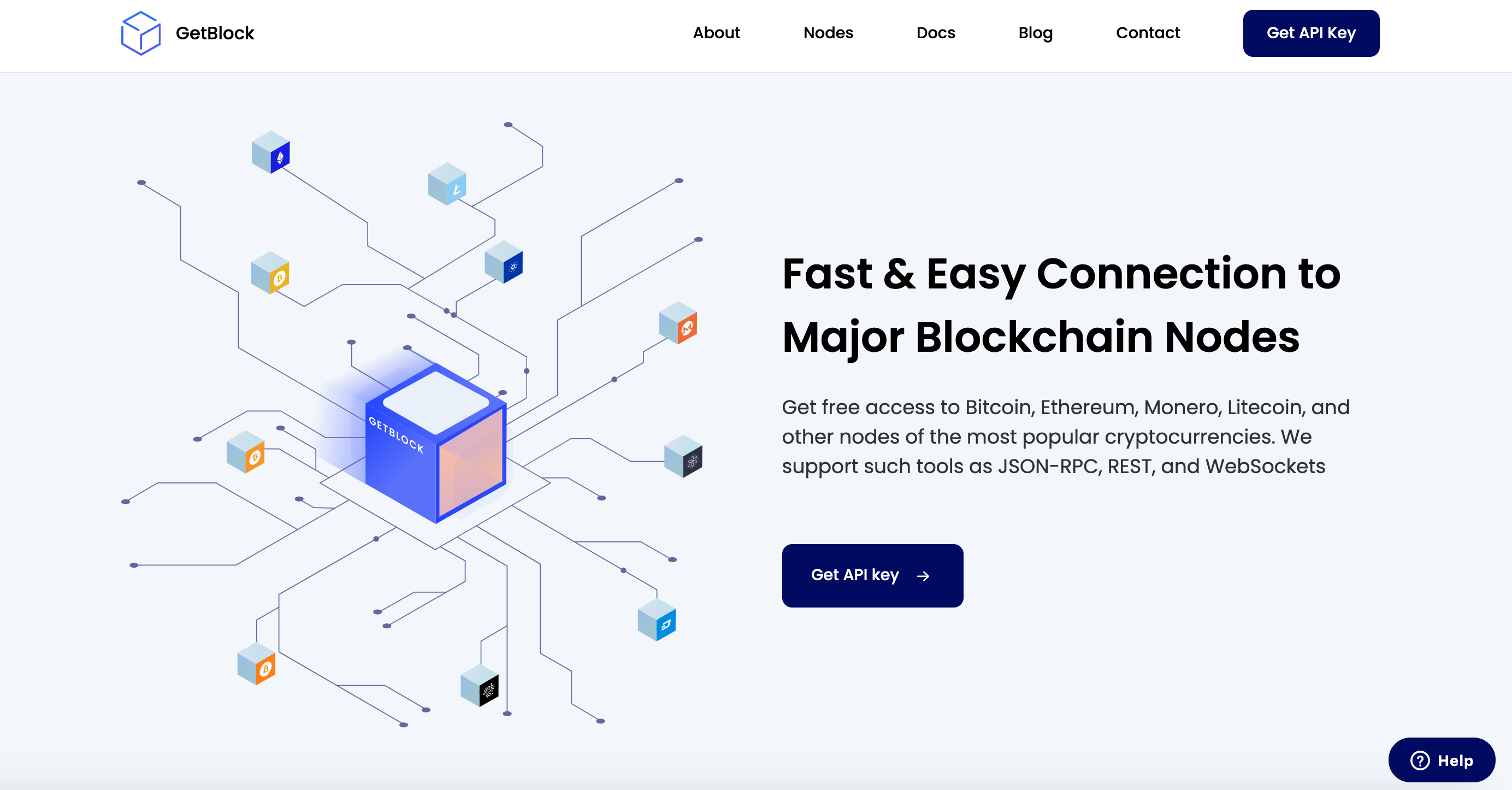 GetBlock Nodes Provider Launches the Updated Version of the Website