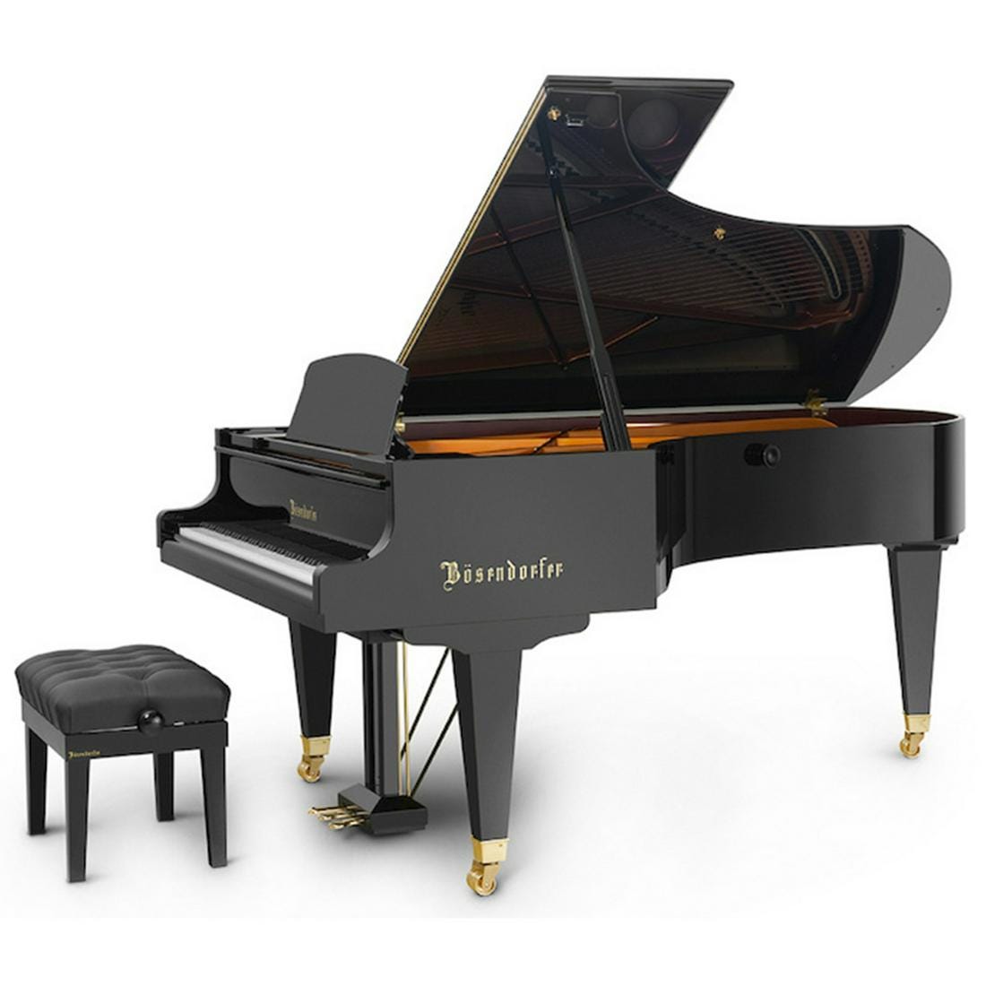 Beautiful Black Ebony Bosendorfer Grand Piano Hammers for $53,125 at Ripley Auctions
