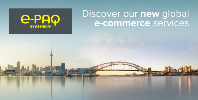 Asendia new e-PAQ product range will empower Oceanian businesses to succeed globally.