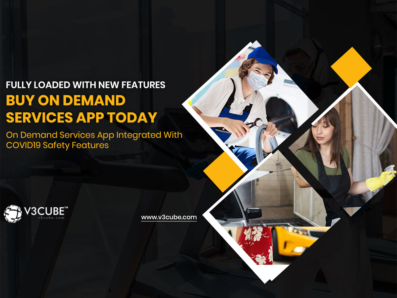 On Demand Services App Integrated With COVID19 Safety Features